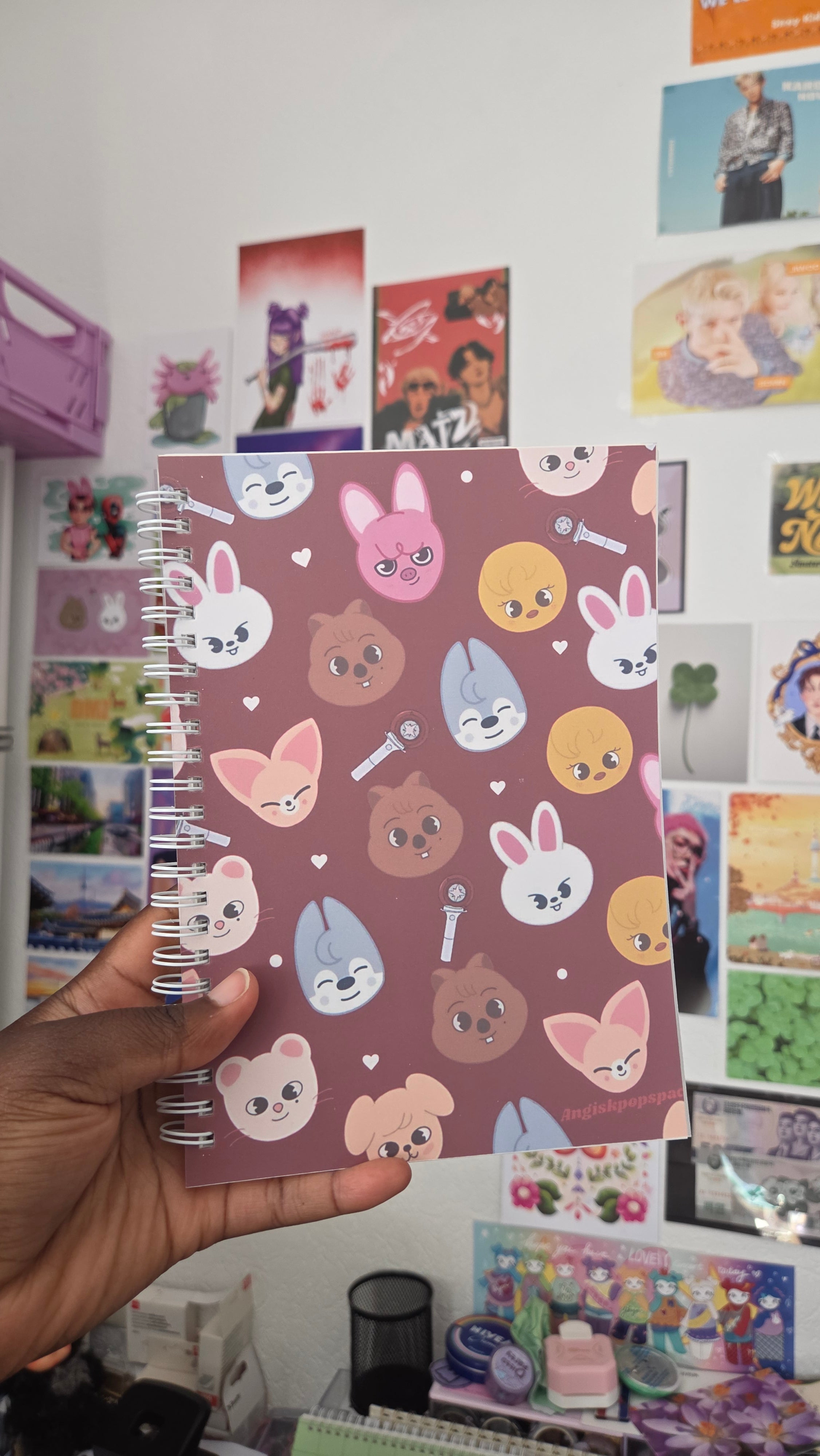 Red skzoo reusable stickerbook