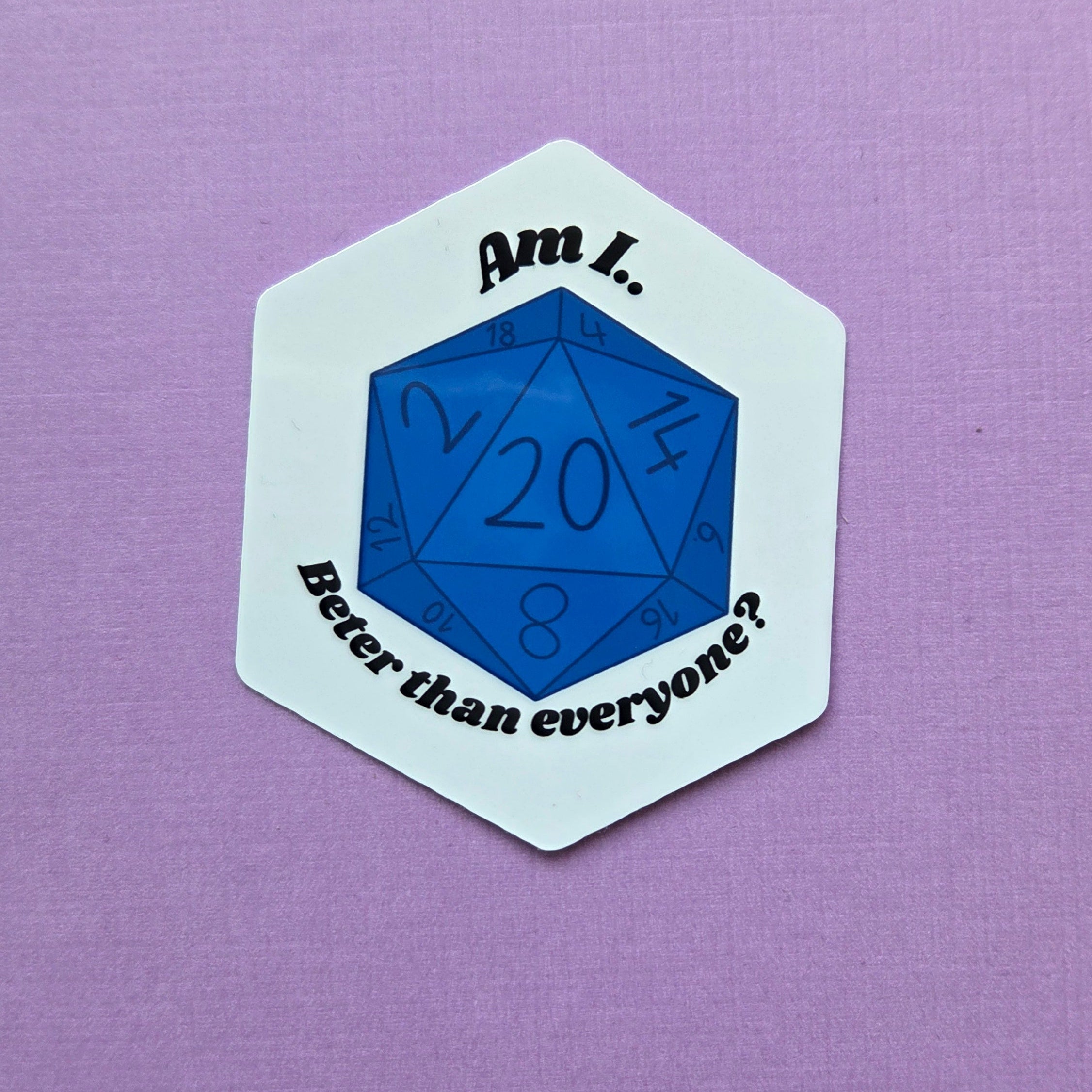 Dice stickers