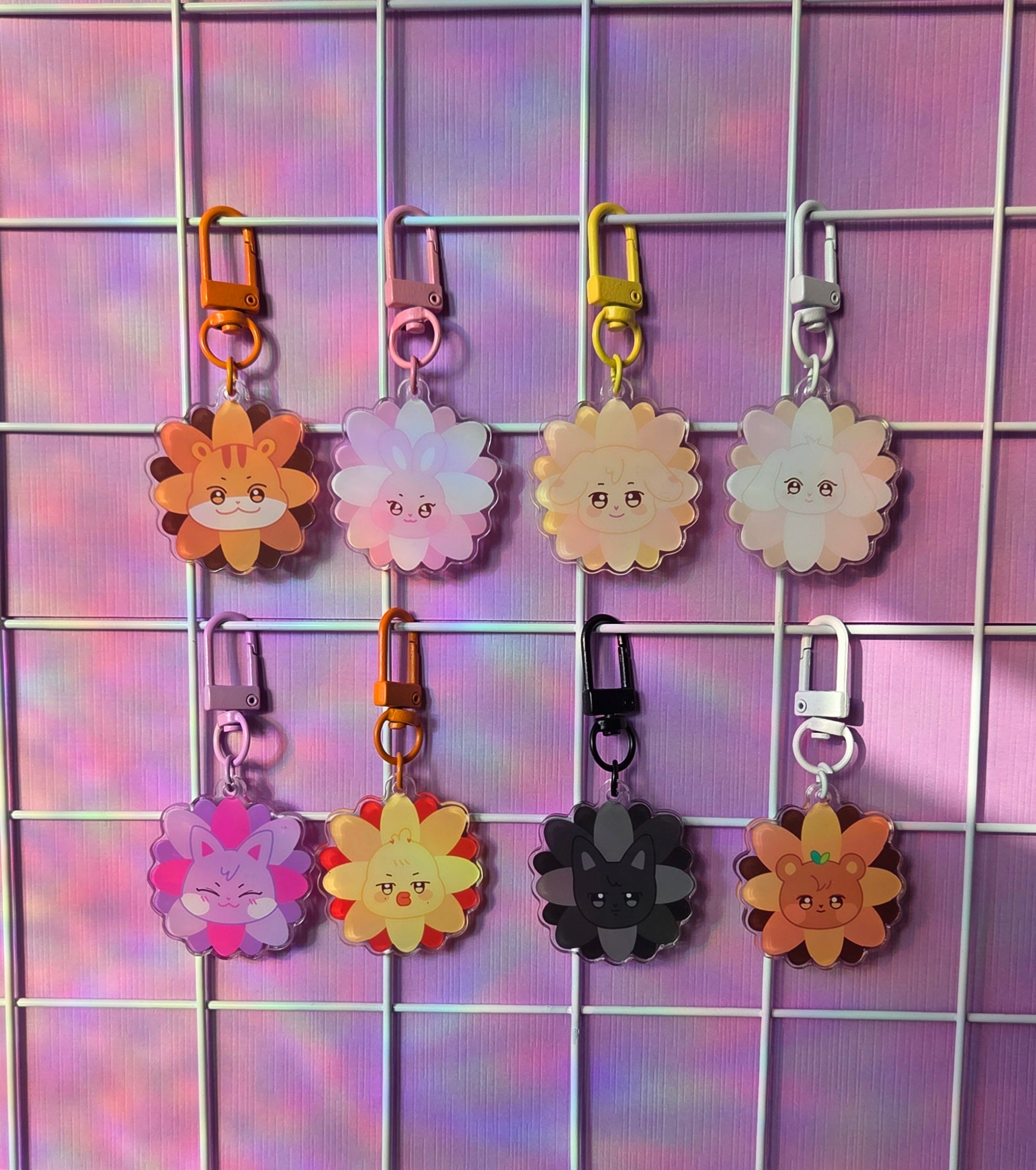 Aniteez flower keychains