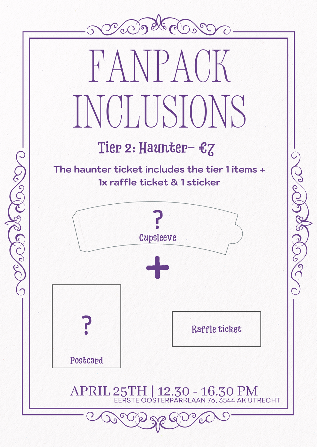 A day full of purple Birthday event