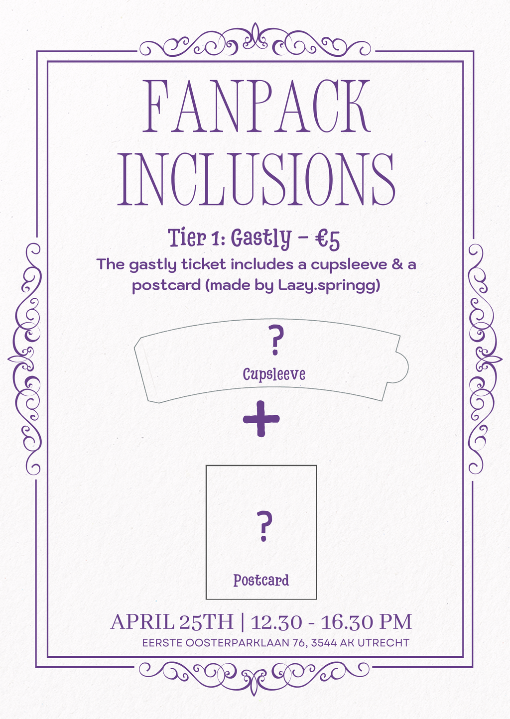 A day full of purple Birthday event